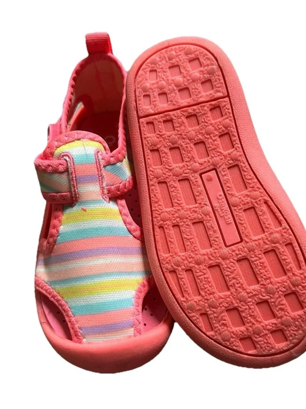 Toddler Girl Oshkosh Pink Summer Beach Water Shoes Size 7